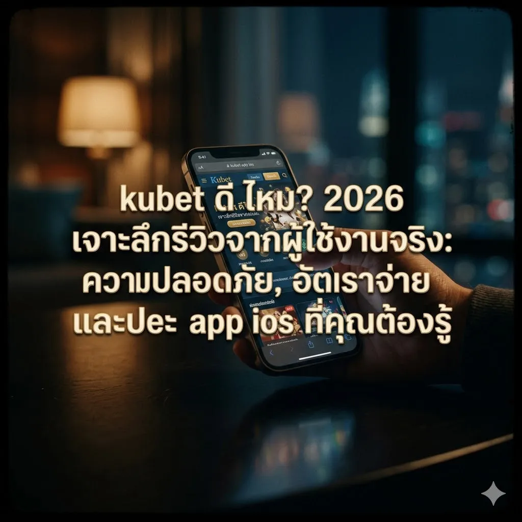 kubet ดี ไหม? 2026 เจาะลึกรีวิวจากผู้ใช้งานจริง: ความปลอดภัย, อัตราจ่าย และประสบการณ์ kubet app ios ที่คุณต้องรู้