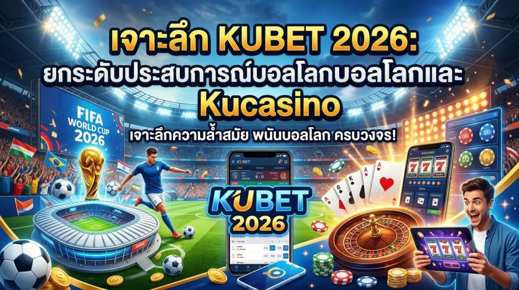 เจาะลึก KUBET 2026: ยกระดับประสบการณ์บอลโลกและ Kucasino