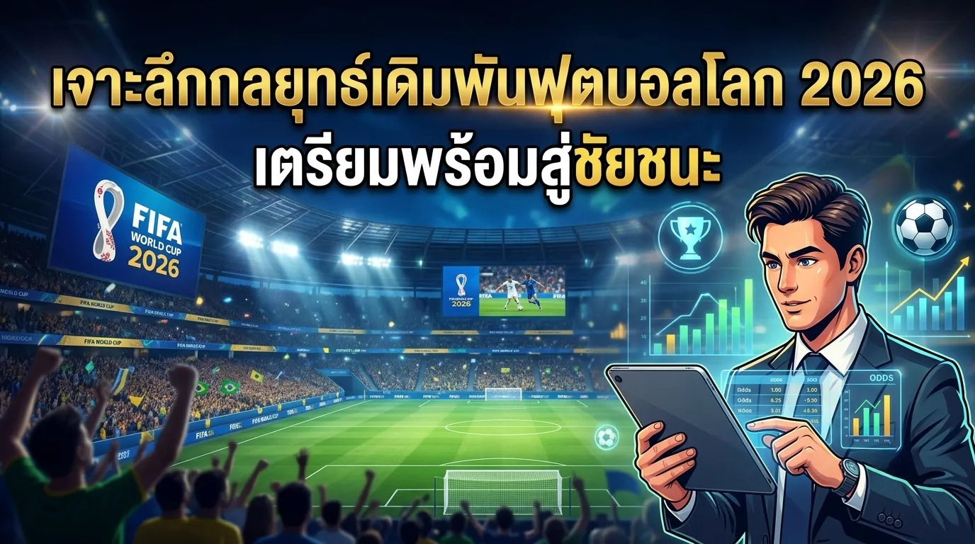 เจาะลึกกลยุทธ์เดิมพันฟุตบอลโลก 2026: เตรียมพร้อมสู่ชัยชนะ