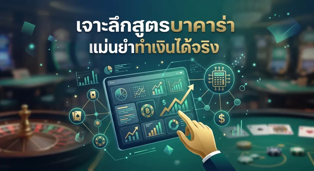 เจาะลึกสูตรบาคาร่าแม่นยำทำเงินได้จริง